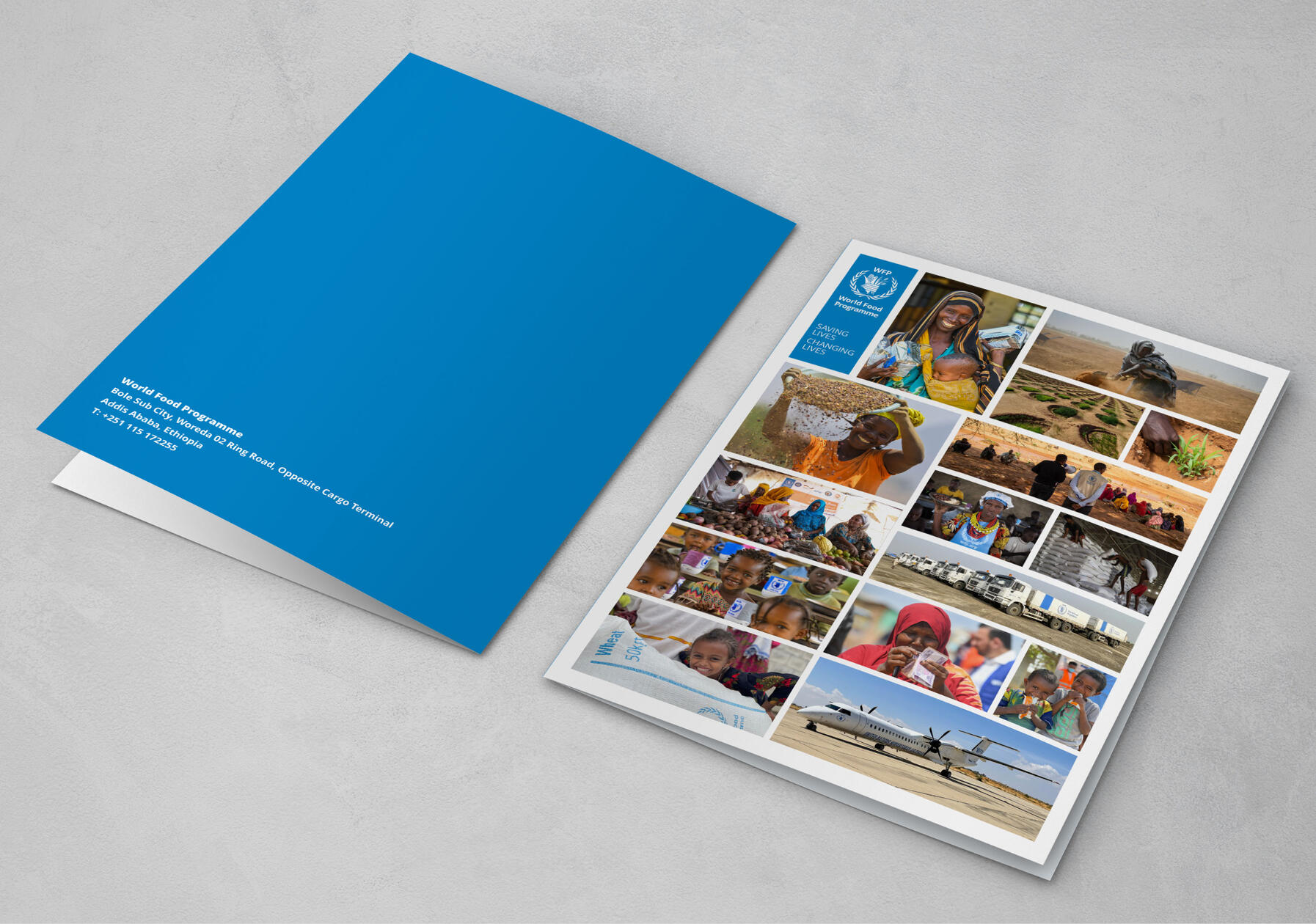 Folder Design for World Food Programme - Ethiopia